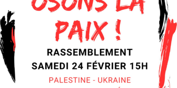Ukraine, le Mouvement de la Paix appelle à se rassembler à Paris pour défendre la paix.
