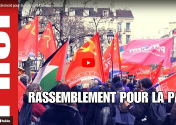 Se rassembler pour la paix, agir pour stopper la guerre
