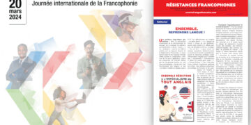 Journée mondiale de la Francophonie : le COURRIEL publie Résistance Francophone [ #Francophoniedelavenir #Mon20mars ]
