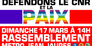 Manifestation le 17 mars : L’UE OTAN c’est la guerre, défendons le CNR et la PAIX