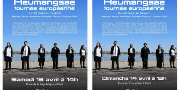 Heumangsae, la troupe coréenne oiseau de l&rsquo;espoir en tournée européenne avec la Plateforme anti impérialiste mondiale, en concert à Paris [13/04 République – 14/04 Trocadéro] et Marseille [10/04]