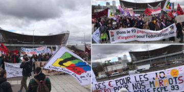 Notre argent pour l&rsquo;éducation, pas pour les canons, les milliards pour l&rsquo;école publique par pour les jeux olympiques !