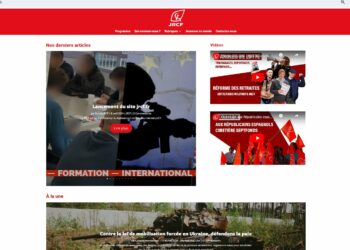 Les jeunes communistes lancent leur nouveau site internet