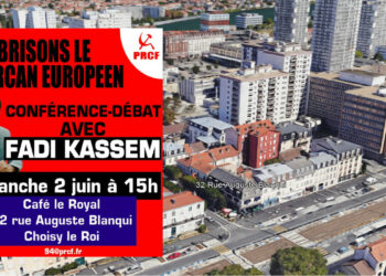 Brisons le carcan européen : Fadi Kassem en conférence débat le 2 juin à Choisy le Roi.