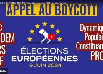 Ce 9 mai participez en direct à la table ronde de l’appel au boycott des élections européennes [ #Boycott9Juin #Europeennes2024 #streaming ]