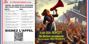 Tract pétition : faire signer l&rsquo;appel au boycott des élections européennes !