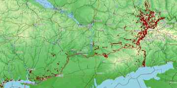 L&rsquo;escalade de la guerre en Ukraine par l&rsquo;Axe USA UE OTAN n’empêche pas la Russie de percer le front – la carte des combats.