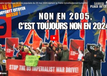 29 mai 2005 9 juin 2024, NON c’est toujours non ! le meeting de la résistance place de la Bastille [#Frexit progressiste #Boycott9Juin #Européennes2024 ]