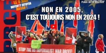 29 mai 2005 9 juin 2024, NON c&rsquo;est toujours non ! le meeting de la résistance place de la Bastille [#Frexit progressiste #Boycott9Juin #Européennes2024 ]