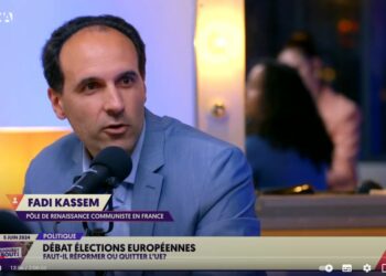 Elections Européennes 2024 Fadi Kassem invité du grand débat organisée par Le Media Faut il réformer ou quitter l’UE  [#Frexit #Boycott9Juin ]