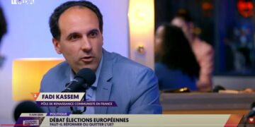 Elections Européennes 2024 Fadi Kassem invité du grand débat organisée par Le Media Faut il réformer ou quitter l&rsquo;UE  [#Frexit #Boycott9Juin ]