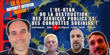 L&rsquo;UE OTAN à la racine de la destruction des services publics et conquêtes sociales ?  le débat avec les syndicalistes CGT et FSU