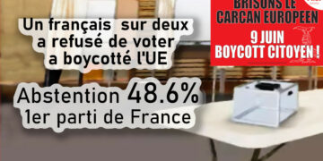 Un français sur deux a boycotté l&rsquo;Union Européenne : l&rsquo;abstention aux élections européennes estimée à 48,6% premier parti de France [#Résultats des #ElectionsEuropéennes2024 ]