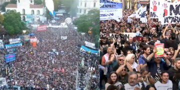 L&rsquo;extrême droite de Milei plonge le pays dans la misère, l&rsquo;Argentine se soulève, la violence fasciste frappe.