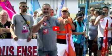 « Le rassemblement national est un complice de ceux qui nous massacrent depuis 30 ans » Olivier Mateu