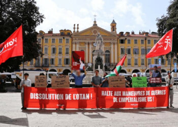 A Nice, le PRCF manifeste pour la paix avec la Plateforme anti impérialiste mondiale
