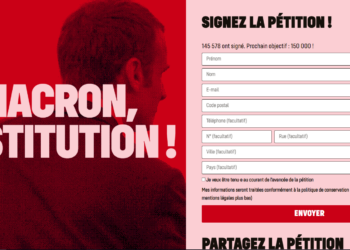 La pétition pour la destitution de Macron atteint déjà 150 00 signatures tandis que s’organisent les manifestations du 7 septembre. [ #MacronDestitution ]