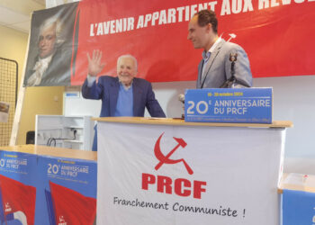 20 ans du PRCF : émotions et détermination, mobilisation fraternelle, unitaire, internationaliste et combative démontrant le succès de la dynamique communiste.