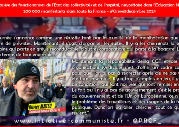 La puissante grève des fonctionnaires, un appel au tous ensemble en même temps pour faire primer les besoins populaires sur les diktats des milliardaires et de leurs guerres