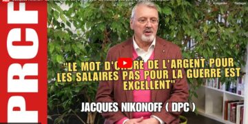 Jacques Nikonoff: « Le mot d&rsquo;ordre de l&rsquo;argent pour les salaires pas pour la guerre est excellent »