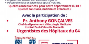 Urgence santé 04 lance l&rsquo;alerte aux populations et aux élus et invite à l&rsquo;action à Manosque