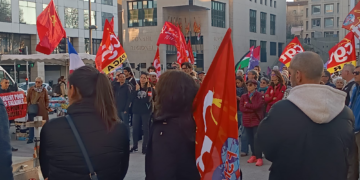 Marseille : la CGT à l&rsquo;action pour la paix et protéger les travailleurs contre la guerre #vidéo
