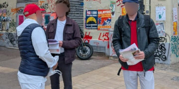 Sur les marchés, la jeunesse communiste informe et mobilise pour la paix et le social, en vendant la presse communiste  [ @JRCF_ ]