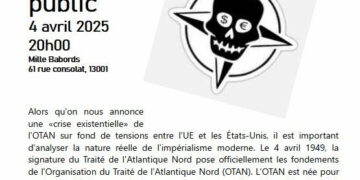 4 avril, Marseille débat pour la sortie de l&rsquo;OTAN et se libérer des cages de l&rsquo;impérialisme [ PRCF – FUIQP – Supernova]