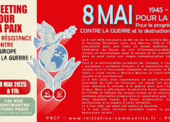 Amis de la PAIX : 8 mai 2025, en résistance contre l’Europe de la guerre [Paris – 11h Café du Croissant]
