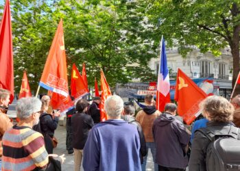 #8mai Pour la paix et contre l’Europe de la guerre et de la fascisation, succès des rassemblements au Café du croissant à Paris, à Marseille, Lyon, Bordeaux et Toulouse. [photos & vidéos]