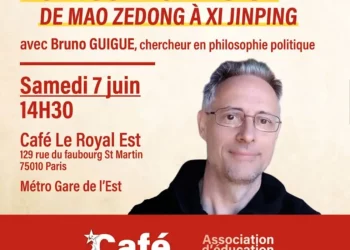 L’Odyssée chinoise : de Mao à Xi Jinping – conférence de Bruno Guigue [@Cafe_marxiste – Paris 7 juin ]