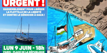 Piraterie et séquestration israélienne de la flottille de la liberté : 150 manifestations contre le génocide à Gaza.