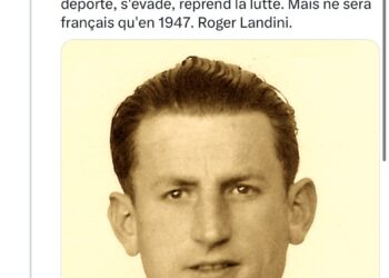 Roger Landini, héros communiste de la Résistance.