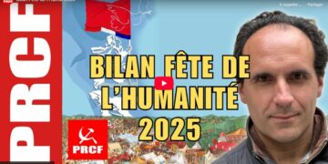 Avec Fadi Kassem et les militants en action, le PRCF montre la dynamique communiste à la fête de l’Humanité