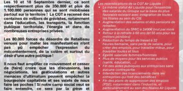 2 octobre : Que faire ?