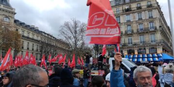Le PRCF à la manifestation nationale pour la Palestine à Paris
