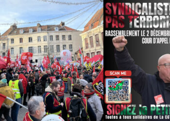 Syndicaliste pas terroriste, le PRCF au coté de Jean Paul Delescaut