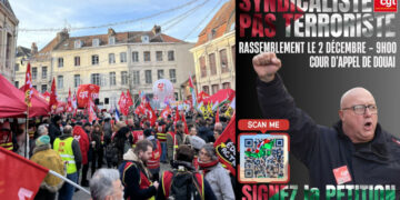 Syndicaliste pas terroriste, le PRCF au coté de Jean Paul Delescaut