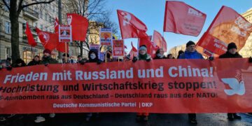 Paix avec la Russie et la Chine, stop aux guerres et au fascisme : les communistes à l&rsquo;offensive en Allemagne pour empêcher la troisième guerre mondiale !