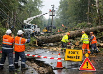 Tempête sur la France : MERCI AUX AGENTS DES SERVICES PUBLICS !