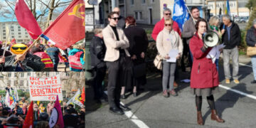 Mobilisation féministe, mobilisation pour la paix, mobilisation antifasciste : le PRCF partout en action !