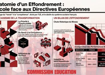 Vingt ans de « compétences »euro-imposées contre l&rsquo;école républicaine : anatomie d&rsquo;un effondrement programmé