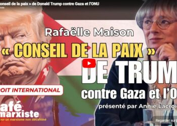 Vidéo : Le « conseil de la paix » de Donald Trump contre Gaza et l’ONU [ conférence de Rafaëlle Maison présenté par Annie Lacroix-Riz ]