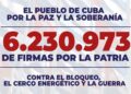 Cuba a signé pour défendre sa patrie