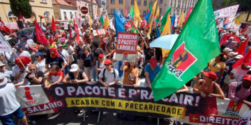 Portugal la CGT et le parti communiste avec deux grèves générales et 11 mois de lutte font échec à la réforme du code du travail