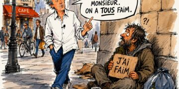 Les riches aux frais : les travailleurs bouillent de colère sous la canicule provoquée par le Capitalisme exterministe tandis que Yann Barthès et la Commission européenne se foutent de leurs gueules